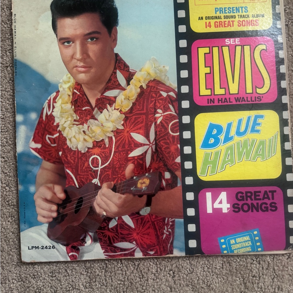 Elvis Blue Hawaii Vinyl Record
